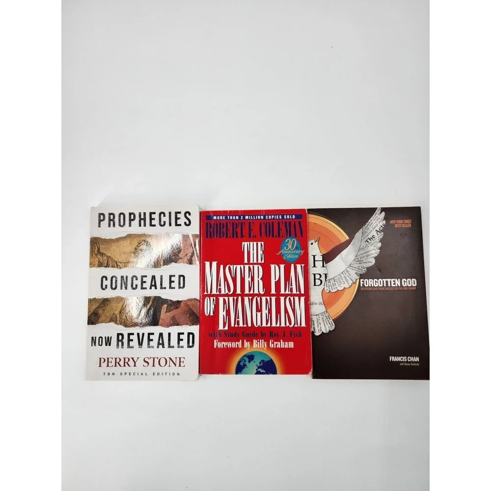 Christian Book Lot FrancisChan Forgotten God Robert Coleman Perry Stone Prophecy